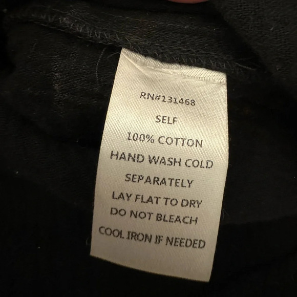 Fate Color Block Cotton Gauze Pullover V-Neck Balloon Long Sleeve Shirt Top S - Picture 12 of 14